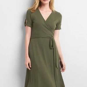 GAP Softspun Wrap Dress